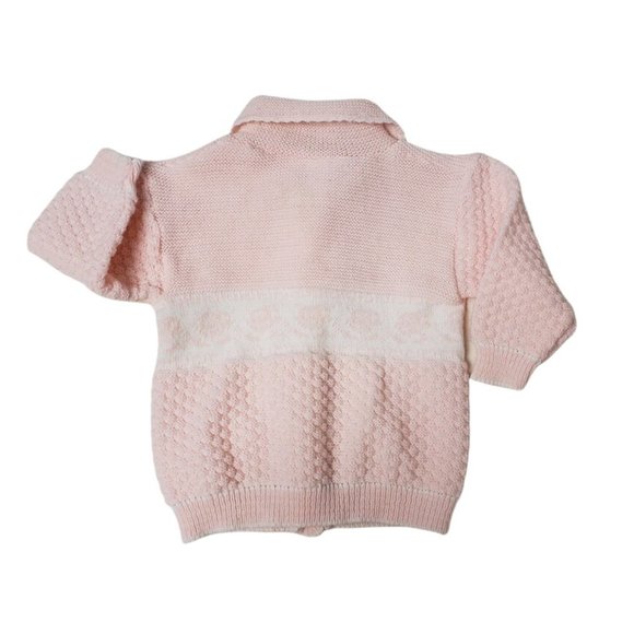 Kids and More pink knitted baby cardigan . 6 - 9 months - Picture 4 of 5